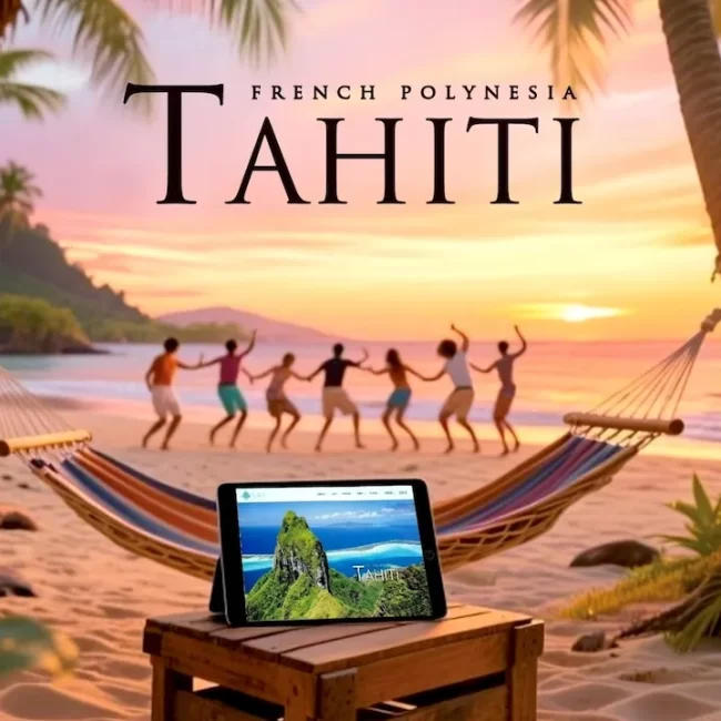 克拉拉旅行社大溪地介紹頁網站設計作品
