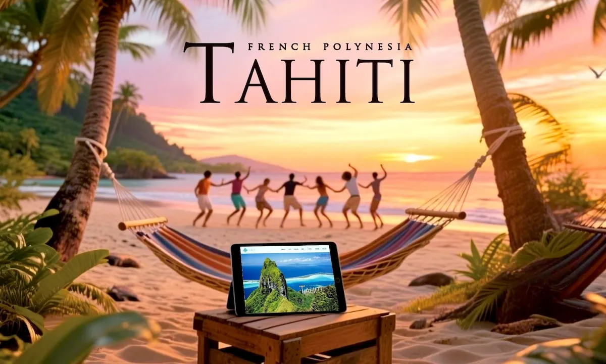 克拉拉旅行社大溪地介紹頁網站設計作品